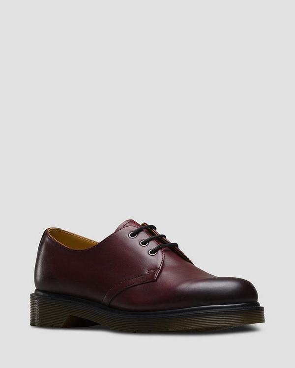 Dr Martens Dámské Polobotky 1461 Antique Temperley Červené, CZ-654719